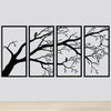 Tree of Life Metal Wall Art Set: Elegant Tree Branch Design for Indoor and Outdoor Decor, Perfect Housewarming Gift and Room Decoration