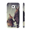 Rabbits in adventurer Phone Case, Rabbit walk in the snow Phone Cases, Case-Mate