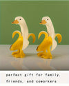 Creative Cute Banana Ornaments: Funny Duck Friends for the Perfect Birthday Gift, Healing Sand Sculpture Desktop Decoration for Christmas, Home, Party, Thanksgiving
