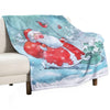 Enjoy the holidays and all seasons with the Cozy Santa Claus Flannel Blanket! Crafted from soft and durable flannel fabric, this lightweight blanket is perfect for snuggling up in comfort. With its colorful Santa Claus print, this blanket adds a festive touch to any bedroom or living space. A great gift for any occasion!