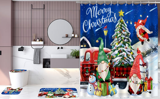 Transform your bathroom into a festive winter wonderland with our Dwarf-themed Christmas Bathroom Set! The durable, high-quality materials give your bathroom an elegant, timeless look, while the imaginative characters provide a fun and magical touch. Perfect for the holiday season.