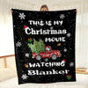 Snowflake Car Print Flannel Blanket: Soft, Warm, and Versatile for All Seasons and Occasions