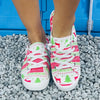 Colorful and Comfortable: Women's Cartoon Print Canvas Shoes – Slip-On, Lightweight, and Soft-Soled - Ideal for Christmas!