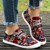 Ethnic Style Women's Canvas Flat Shoes - Comfortable & Stylish Lace-Up Loafers