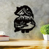 Wilderness Bliss: Embrace Nature with Our Bear Metal Sign - Perfect Wall Art for Wildlife Lovers