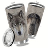 Wildly Chic: 20oz Animal Print Stainless Steel Tumbler - The Perfect Halloween Gift for Loved Ones!