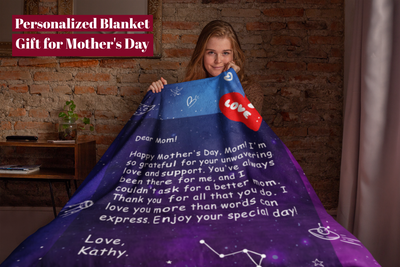Letter For Mom, Mother Day Blanket Gift, Personalized Blanket - Gift For Mother Day BL02