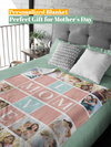Mothers Day Gift, Personalized Custom Picture Love Mom Blanket - Gift For Mother Day BL04